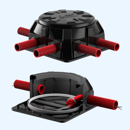 КОД 2 H500 Колодец оперативного доступа с крышкой D 780 мм Полимер